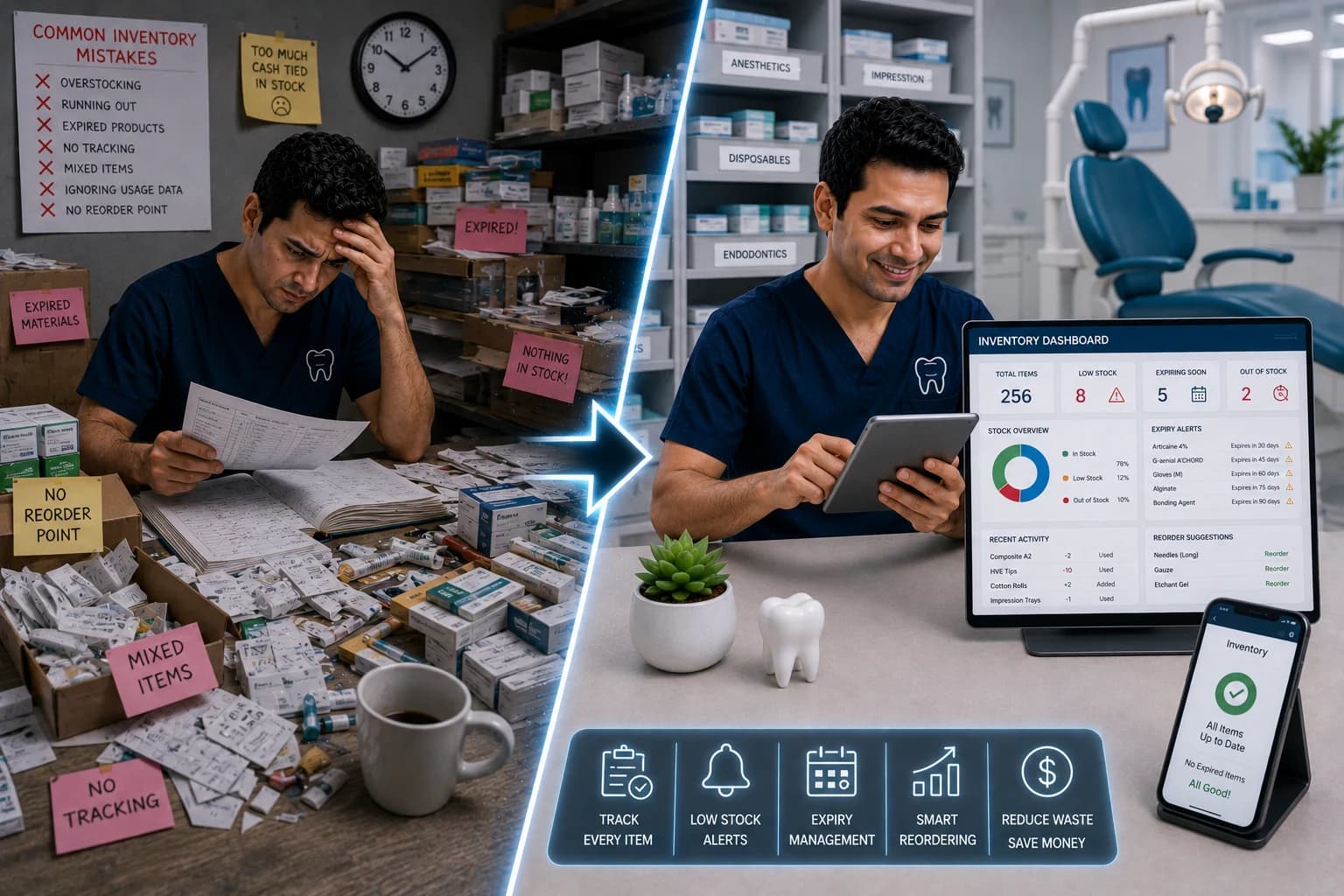 Inventory Management Mistakes Most Dentists Make