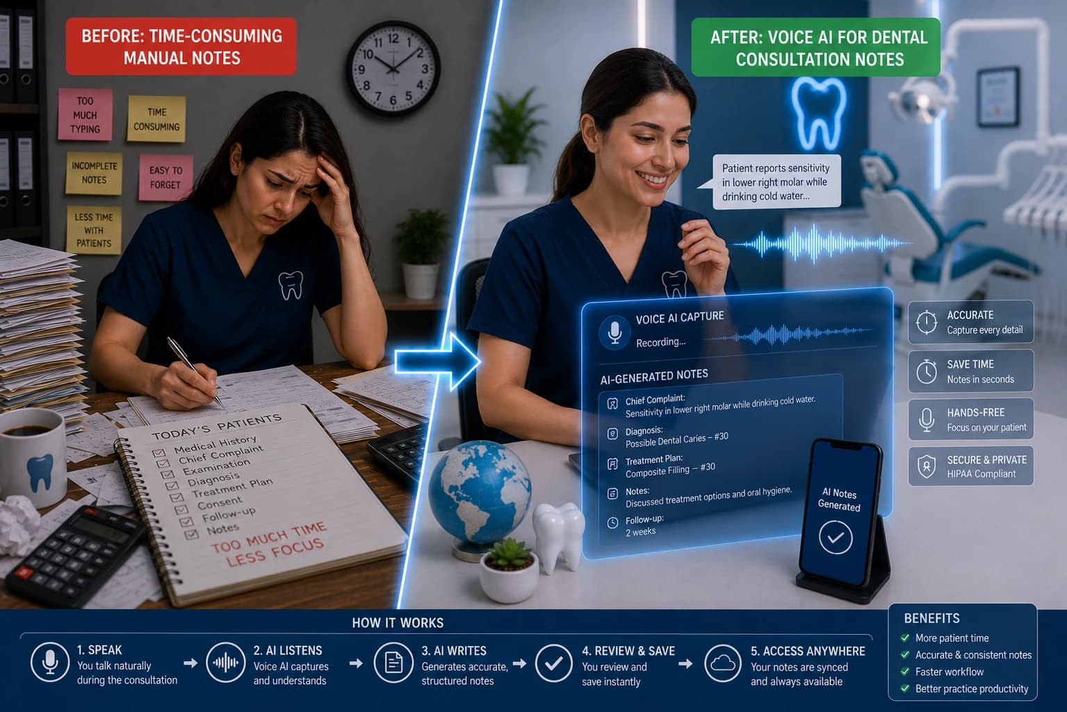 Voice AI for Dental Consultation Notes: How It Works (2026 Guide)
